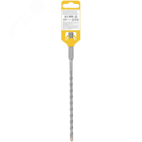 Бур по бетону SDS-PLUS, Профи, крестообразная вставка, двойная спираль, 6 х 210 мм - фото 4