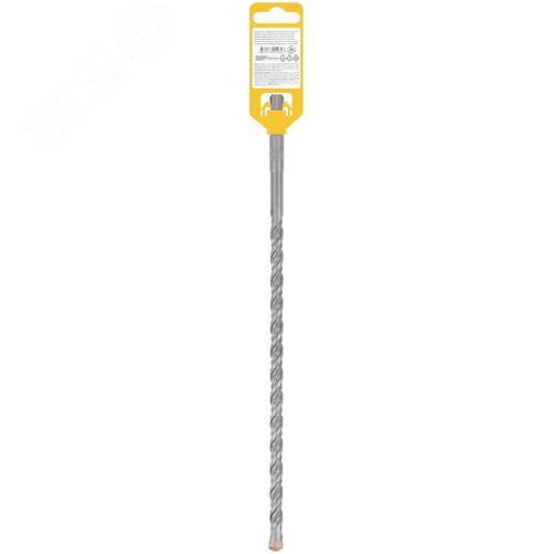 Бур по бетону SDS-PLUS, Профи, крестообразная вставка, двойная спираль, 10 х 310 мм - фото 4
