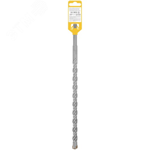 Бур по бетону SDS-PLUS, Профи, крестообразная вставка, двойная спираль, 14 х 310 мм - фото 4