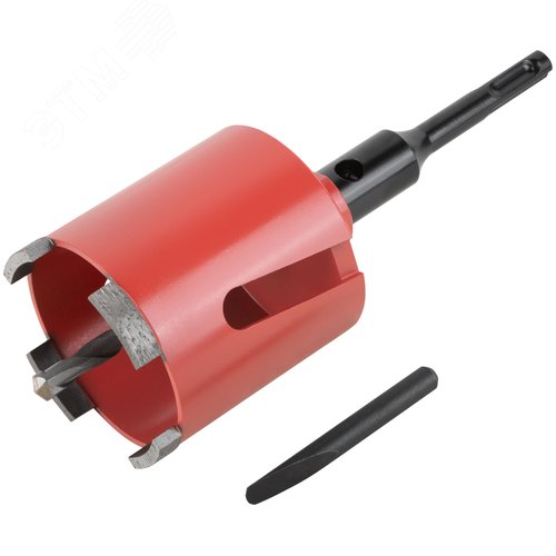 Коронка кольцевая по бетону алмазная безударная в сборе 72 мм - фото 2