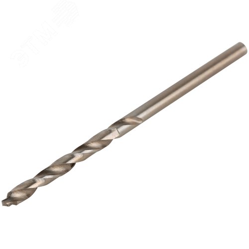 Сверло по металлу HSS, кобальт 5% Профи, ступенчатая заточка наконечника, блистер 3,0х61 мм ( 1 шт.) - фото 2