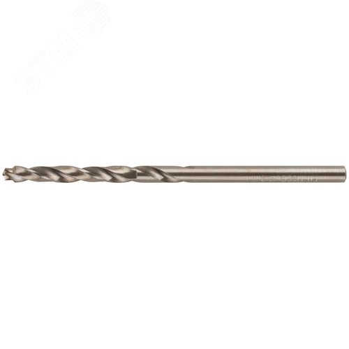 Сверло по металлу HSS, кобальт 5% Профи, ступенчатая заточка наконечника, блистер 3,2х65 мм ( 1 шт.) - фото 1