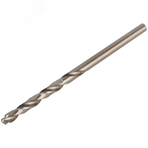 Сверло по металлу HSS, кобальт 5% Профи, ступенчатая заточка наконечника, блистер 3,2х65 мм ( 1 шт.) - фото 2