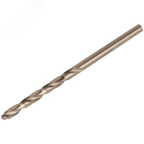 Сверло по металлу HSS, кобальт 5% Профи, ступенчатая заточка наконечника, блистер 3,5х70 мм ( 1 шт.) - фото 2