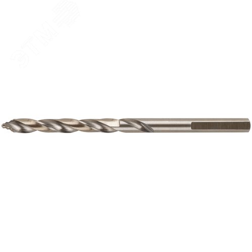 Сверло по металлу HSS, кобальт 5% Профи, ступенчатая заточка наконечника, блистер 5,0х86 мм ( 1 шт.) - фото 1