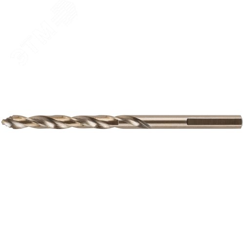 Сверло по металлу HSS, кобальт 5% Профи, ступенчатая заточка наконечника, блистер 5,5х93 мм ( 1 шт.) - фото 1