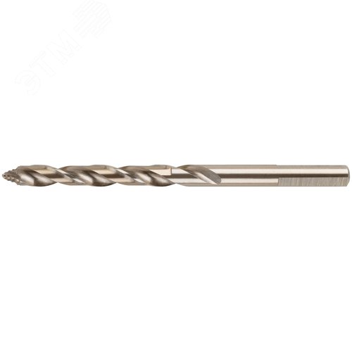 Сверло по металлу HSS, кобальт 5% Профи, ступенчатая заточка наконечника, блистер 6,5х101 мм ( 1 шт.) - фото 1