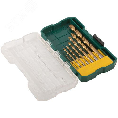 Набор сверл HSS по металлу, титановое покрытие,  7 шт. (2-3-3,5-4-5-6-8 мм) - фото 2