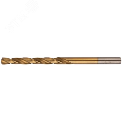 Сверло HSS по металлу, титановое покрытие, в блистере 5.5 мм - фото 1