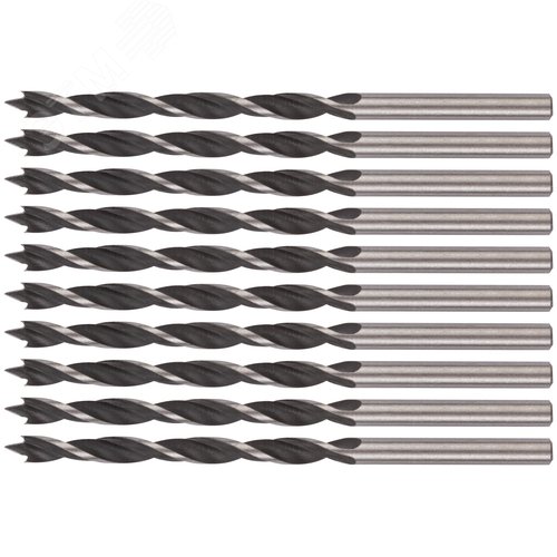 Сверла по дереву 3 мм (10 шт) - фото 4