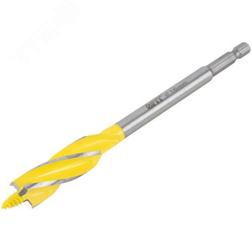 Сверло по дереву 4-х спиральное Х-тип Профи  16х165 мм - фото 2