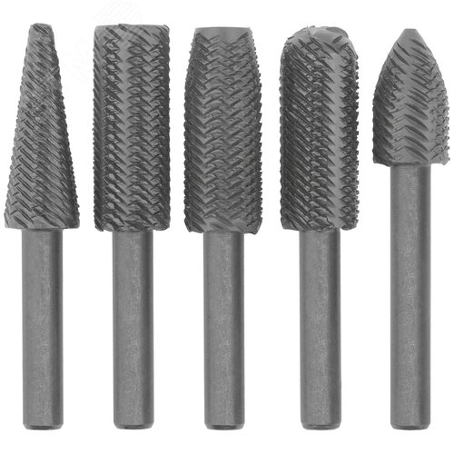 Изображение товара Шарошки стальные по металлу, 5 шт (шт)