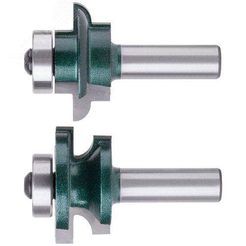 Фрезы по дереву комбинированные универсальные, набор 2 шт., деревянный бокс, DxH=41х19,5 мм - фото 2