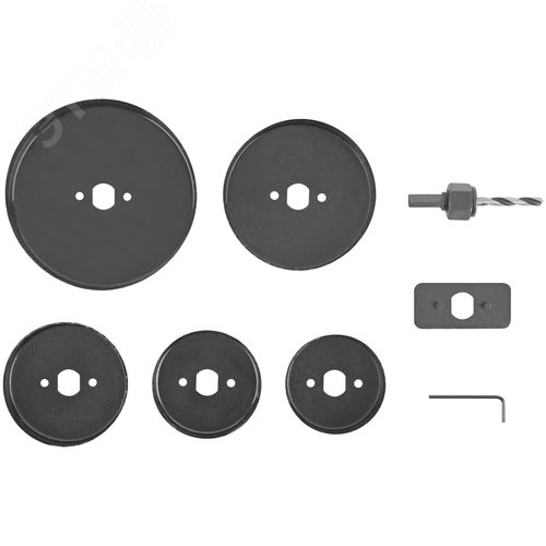 Изображение товара Пилы круговые Профи 68 -127 мм набор 5 шт. (68, 72, 82, 102, 127 мм) в кейсе (шт)