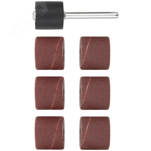 Изображение товара Бандаж наждачный и штифт набор 7шт (шт)