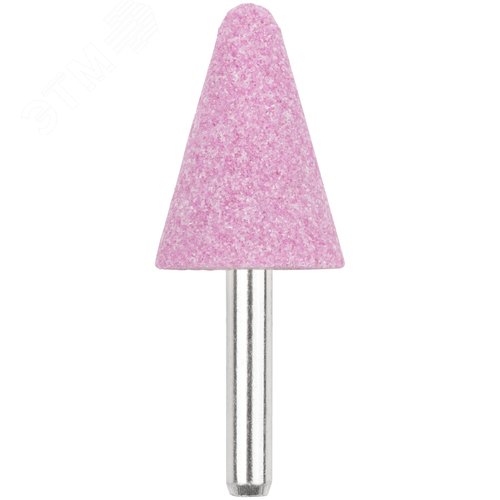 Изображение товара Шарошка абразивная (по металлу), хвостовик 6 мм, конус с закруглением 25x35 мм (шт)