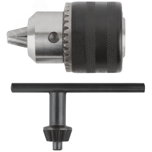 Изображение товара Патрон для дрели ключевой 1/2'' - 13 мм (с ключом Т-обр., усиленный) (шт)