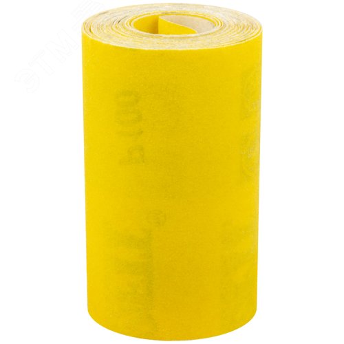 Изображение товара Рулон шлифовальный мини на бумажной основе, алюминий-оксидный абразивный слой 115 мм х 5 м, P100 (шт)