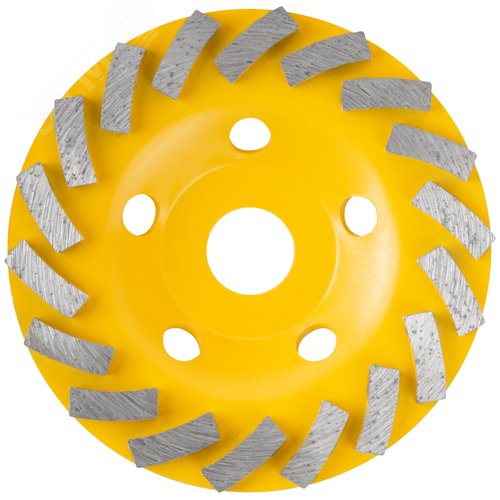 Изображение товара Диск алмазный шлифовальный, посадочный диаметр 22.2 мм, ''Турбо-сегмент'' 125 мм (шт)