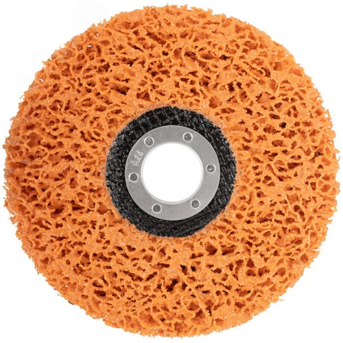 Диск зачистной полимерный, керамический абразив, посадочный диаметр 22,2 мм, 125 мм - фото 2