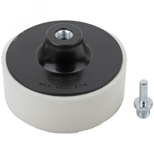 Изображение товара Диск полировочный поролоновый, гайка М14, 125х50 мм (шт)