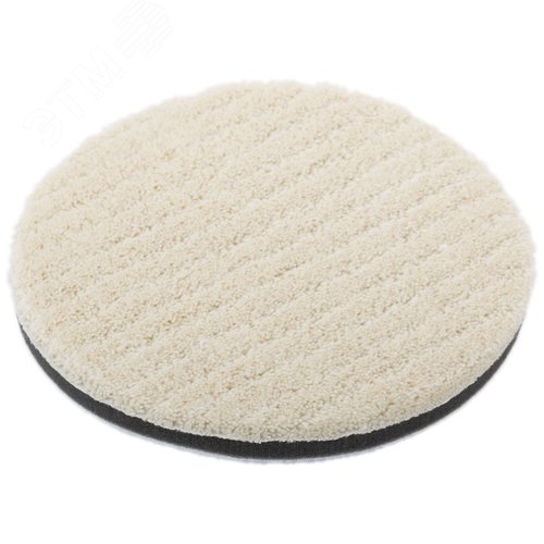 Изображение товара Круг полировальный шерстяной (липучка) 125х16 мм (шт)