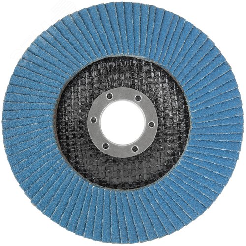 Круг лепестковый торцевой циркониевый, 125 мм  Р 100 - фото 1