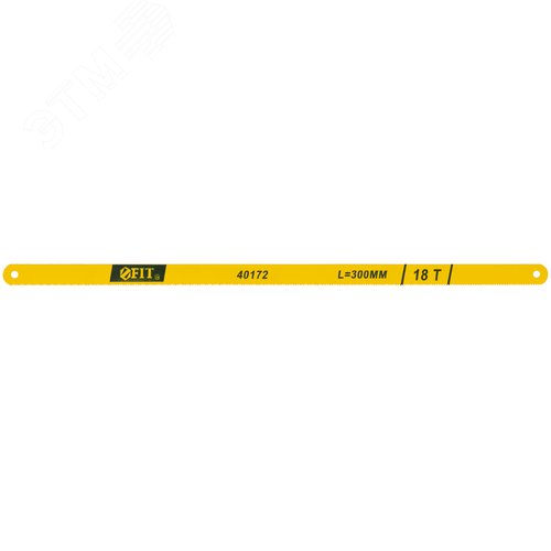 Изображение товара Полотно ножовочное по металлу, легированная сталь, 20 Cr, 300 мм (18 TPI) (шт)