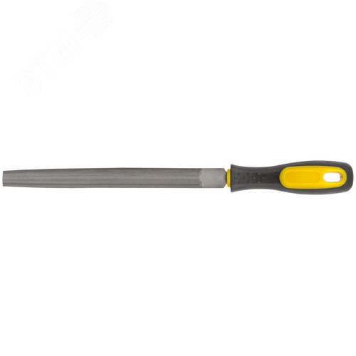 Изображение товара Напильник, прорезиненная ручка, полукруглый 200 мм (шт)