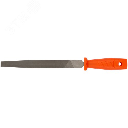 Изображение товара Напильник, пластиковая ручка, плоский 200 мм (шт)