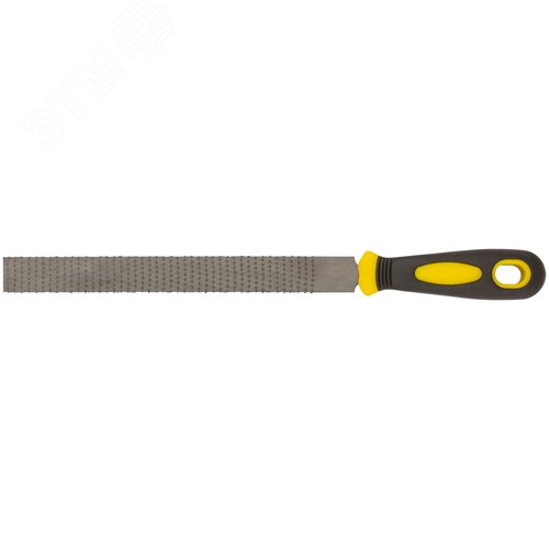 Изображение товара Рашпиль, прорезиненная ручка, плоский 200 мм (шт)