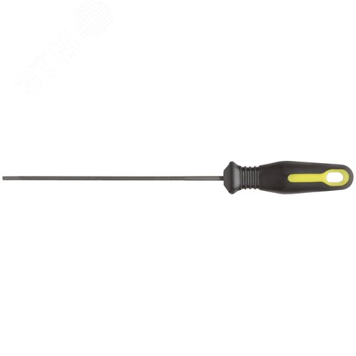 Изображение товара Напильник для заточки цепей бензопил круглый, с прорезиненной ручкой 200x4.0 мм (шт)