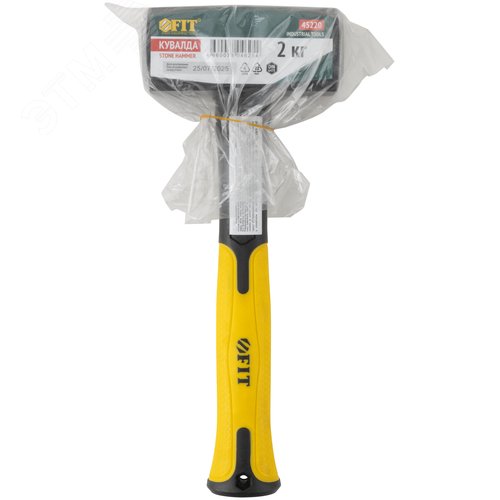 Кувалда кованая, фиберглассовая усиленная ручка Профи 2,0 кг - фото 3