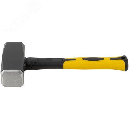 Кувалда кованая, фиберглассовая усиленная ручка Профи 2,0 кг - фото 4