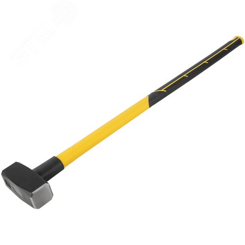 Кувалда кованая, фиберглассовая усиленная ручка 900 мм, 3 кг - фото 2