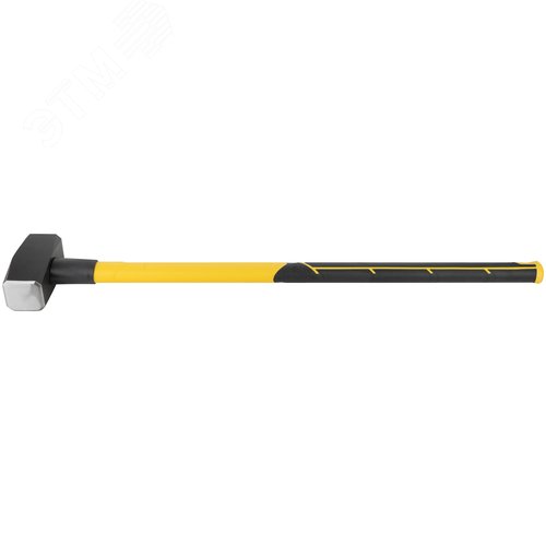 Кувалда кованая, фиберглассовая усиленная ручка 900 мм, 4 кг - фото 4