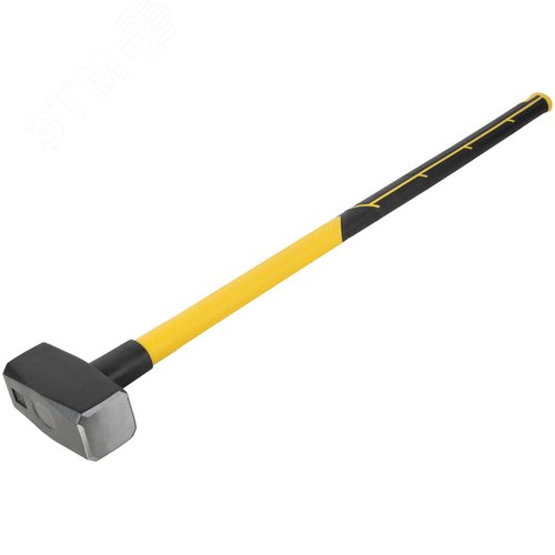 Кувалда кованая, фиберглассовая усиленная ручка 900 мм, 5 кг - фото 2