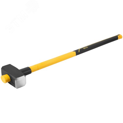 Кувалда кованая, фиберглассовая обратная усиленная ручка 900 мм, 4 кг - фото 2