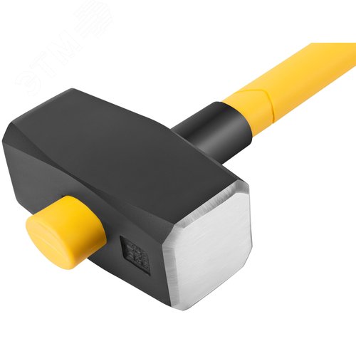 Кувалда кованая, фиберглассовая обратная усиленная ручка 900 мм, 8 кг - фото 4