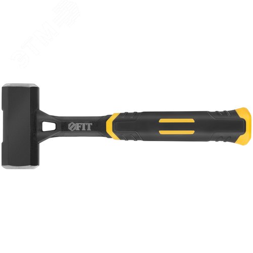 Изображение товара Кувалда кованая цельнометаллическая, пластиковая прорезиненная ручка 1 кг (шт)