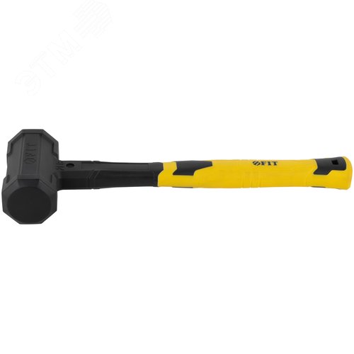 Кувалда безынерционная, фиберглассовая ручка с прорезиненным покрытием 53 мм, 1 кг - фото 4