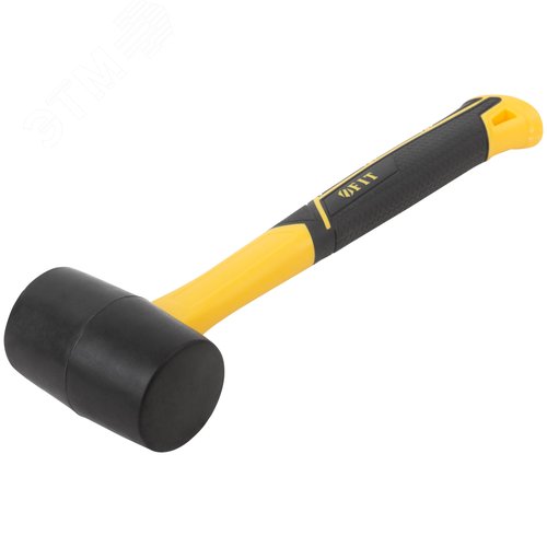 Киянка резиновая, фиберглассовая ручка 45 мм ( 230 гр ) - фото 2
