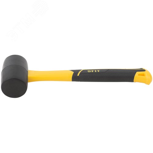 Киянка резиновая, фиберглассовая ручка 45 мм ( 230 гр ) - фото 4