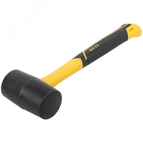 Киянка резиновая, фиберглассовая ручка 50 мм ( 340 гр ) - фото 2