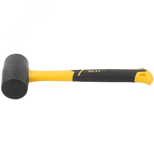 Киянка резиновая, фиберглассовая ручка 50 мм ( 340 гр ) - фото 4