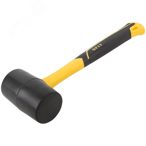 Киянка резиновая, фиберглассовая ручка 60 мм ( 450 гр ) - фото 2