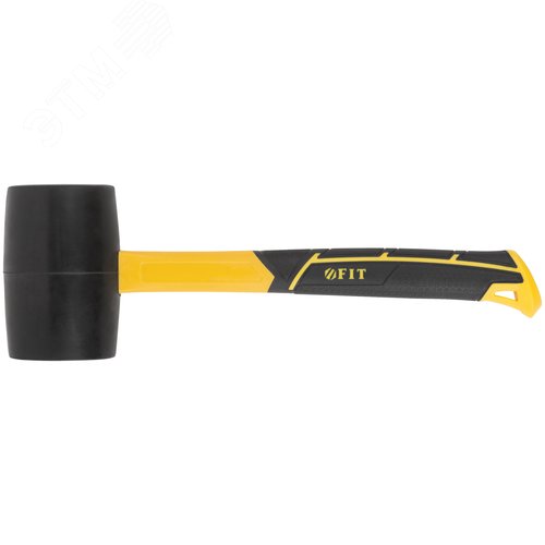 Киянка резиновая, фиберглассовая ручка 80 мм ( 900 гр ) - фото 1
