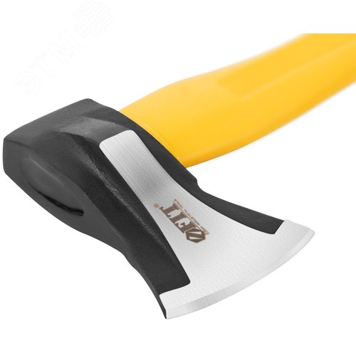 "Топор-колун ""ушастый"" кованый, фиберглассовая ручка 1000 гр." - фото 4