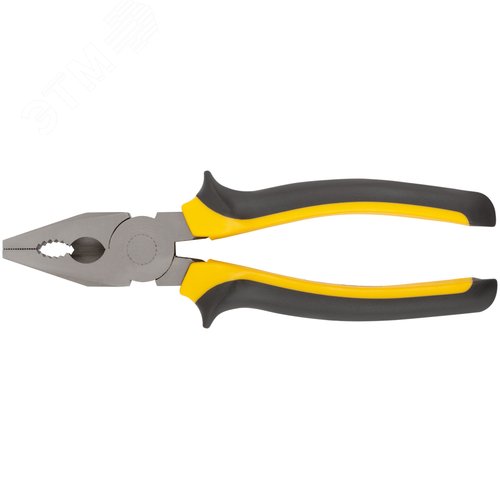 Изображение товара Плоскогубцы комбинированные ''Стайл'', мягкие прорезиненные ручки, молибденовое покрытие 200 мм (шт)