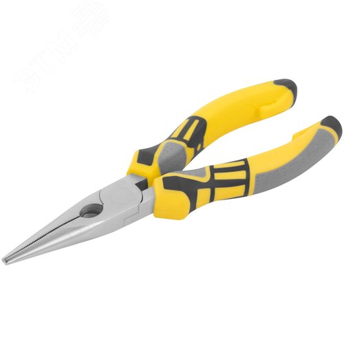 "Тонконосы ""Смарт"", трехцветные прорезиненные ручки, никелевое покрытие 160 мм" - фото 2